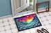 Daisies In Color Doormat Front Door Mat Indoor Outdoor Rugs For Entryway, Non Slip Washable Low Pile, 24H X 36W_maomaolike.com