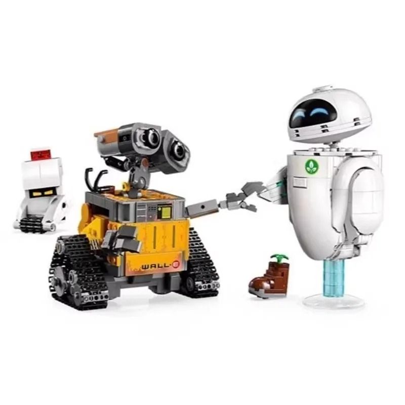811PCS Wall.E Eve Robot Building Blocks Model Cute Cartoon Character Toys Christmas Birthday Gifts_maomaolike.com