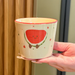 Four Sets Of Cute Fruit Can Be Sung Ceramic Cups For Home Use_maomaolike.com