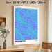 Magnetic Abstract Painting Poster, Vibrant Blue-Purple Swirly Fluid Art Poster, Eye-catching Artistic Decor Ideal For Living Room, Gallery Wall_maomaolike.com