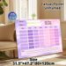 School Timetable Painting Poster, Dreamy Pastel Pink-purple Starry Style Poster, Practical Layout To Organize Class Schedules, Suitable For Study Room_maomaolike.com