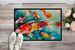 Koi Fish Doormat Front Door Mat Indoor Outdoor Rugs For Entryway, Non Slip Washable Low Pile, 24H X 36W_maomaolike.com