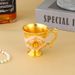 Metal White Wine European Style Creative With Handle 0.05kg High-end Household Shot Glass Light Luxury Wedding Toast Cup_maomaolike.com