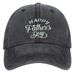 Unisex Washed cotton embroidery Dady letter baseball cap Father's Day gift hat Hip hop hat_maomaolike.com
