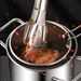 304 Stainless Steel Fry With Basket And Lid Food Grade Fryer Multifunctional Deep Frying Pot 3.2Quart_maomaolike.com