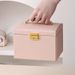 New High-end Accessory Box, Exquisite Large Ring And Necklace Storage Jewelry Gift Box_maomaolike.com