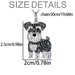 Exquisite And Cute Schnauzer Pendant Necklace For Women Elegant Pet Puppy Jewelry Animal Accessories Dog Lovers Gift_maomaolike.com