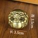Brass Handball Smiling Face Pixiu Walnut Retro Elderly Finger Exercise Copperware Daily Progress Gold Pair Handle Piece_maomaolike.com