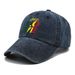 Unisex one love printed baseball cap Washed cotton retro sports sun hat Running visor_maomaolike.com