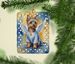 Silky Terrier My Angel Porcelain Ornament Christmas Tree Hanging Decorations For Home Christmas Holiday, Rectangle, Gift, Multicolor_maomaolike.com