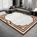 Living Room Rug,Large Rug,Oversized, Gold Leaves Design,Bedroom Rug,Soft And Thick, Machine Washable, Thickened Rug, Bedside Rug,Decorative Indoor Rug_maomaolike.com