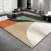 Living Room Rug Large Size Gorgeous Gold Frame Design Bedroom Rug Plush Thickened Machine Washable Thickened Underlay Interior Decorative Rug_maomaolike.com