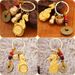 Brass Five Emperors Coin Keychain Gourd Wealth Gathering Hundred Blessings Small Cylinder Retro Style Zodiac Snake Pendant Rotatab_maomaolike.com