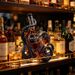 Unique Kraken Octopus Glass Liquor Bottle, Clear Rum Decanter, Decorative Barware & Home Display Piece For Spirits_maomaolike.com
