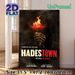 Hadestown Musical Painting Poster, Dark Gothic Burning Red Spider Lily & Skeleton Hand Poster, Atmospheric Theatrical Art Decor For Living Room_maomaolike.com
