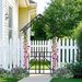 Metal Garden Arch With Gate W58.07*H97.24 Climbing Plants Support Rose Arch Outdoor Black_maomaolike.com