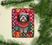 Havanese Holiday Christmas Porcelain Ornament Christmas Tree Hanging Decorations For Home Christmas Holiday, Rectangle, Gift, Multicolor_maomaolike.com