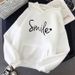 Women's clothing 2023 new autumn letter hooded loose ladies sweatshirt women's tops _maomaolike.com