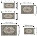 Small, Washable, Non-slip Rugs Suitable For Entryways, Kitchens, Laundry Rooms, Beside The Bed In Bedrooms, And Living Rooms. Machine-washable Rugs._maomaolike.com