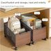 New Model Backpack Rack Small Trolley Box Bookshelf Mobile Multi-layer Kitchen Household Floor-standing Snack Storage_maomaolike.com