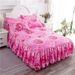 Thickened Brushed Cotton Style Cover Single Piece Lace Edge Dustproof Protector 1.68m Sheet Mattress Bed Skirt Non-Slip_maomaolike.com