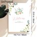 Bridal Shower Welcome Painting Poster, Soft Watercolor Floral & Teapot Poster, Elegant Welcome Decor Suitable For Bridal Shower Gatherings_maomaolike.com