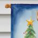 Pointer Christmas Reindeer House Flag Large Porch Sleeve Pole Decorative Outside Yard Banner Artwork Wall Hanging, Polyester, House Size, Multicolor_maomaolike.com