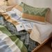 Printed Bed Sheet Summer Pure Cotton Breathable Three-piece Set_maomaolike.com