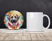 Anatolian Shepherd Luau Large Sandstone Coasters Pack Of 4 Absorbent Round Coasters Decor Gifts For Men Or Women, 4 In, Multicolor_maomaolike.com