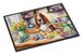 Decorating Easter Basset Hound Doormat Front Door Mat Indoor Outdoor Rugs For Entryway, Non Slip Washable Low Pile, 24H X 36W_maomaolike.com