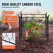VEVOR 4 Pack Plant Protectors From Animals, 13.4'' X 13.4'' Chicken Wire Plant Protector, Plant Cages For Outdoor Plants, Flowers & Vegetables, Keeps Bunny Chicken Squirrels Out, 16pcs Metal Mesh_maomaolike.com