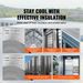 VEVOR Double Reflective Insulation Roll Foam Core Radiant Barrier 600 In X 48 In X7/32 In_maomaolike.com