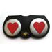 Unisex Glasses bag Large glasses bag Sunglasses clip Portable fashion cartoon cute glasses case sunglasses set sunglasses_maomaolike.com