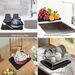 Kitchen Non-slip Silicone Drain Pad, 16 "x12" Built-in Drain Hole, Heat-resistant And Easy-to-clean Silicone Tableware Drying Pad,_maomaolike.com