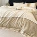 Luxurious High-end Washed Silk Four-piece Set Summer, Featuring A Cool Refreshing Feel, Including Duvet Cover, Fitted Sheet, And B_maomaolike.com
