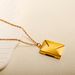 Stainless Steel Envelope Pendant Necklace Metal Waterproof Jewelry For Women_maomaolike.com