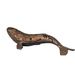 Country Antique Miscellaneous Old Copper Incense Burner Casting Line Painting Home Small Whale Ornament Decoration_maomaolike.com