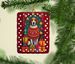 English Foxhound Holiday Christmas Porcelain Ornament Christmas Tree Hanging Decorations For Home Christmas Holiday, Rectangle, Gift, Multicolor_maomaolike.com