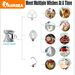 Stand Mixer Accessories 3-piece Set, Stainless Steel Whisk, Dough Hook And 5-Quart Whisk, Replaceable Food Mixer Accessories For Baking And Everyday Use_maomaolike.com