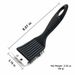 Black Stainless Steel Wire Barbecue Cleaning Brush, Suitable For Indoor And Outdoor Grills, For Removing Grease And Burnt-on Food_maomaolike.com
