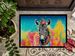 Hippie Animal Zebra Doormat Front Door Mat Indoor Outdoor Rugs For Entryway, Non Slip Washable Low Pile, 24H X 36W_maomaolike.com
