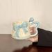 High-value Appearance Embossed Bowknot Ceramic Mug, Ins-style Cute Ceramic Water Cup, Perfect Birthday Gift And Souvenir_maomaolike.com