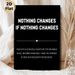 Motivational Quote Painting Poster, Minimalist Black & White Typography Poster, Inspirational Message To Encourage Positive Life Changes, Ideal For_maomaolike.com