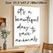 Animal Rescue Themed Painting Poster, Minimalist Handwritten Text Poster, Warm Inspirational Message Suitable For Vet Clinic, Animal Shelter And Home_maomaolike.com