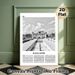 Bangladesh Historical Architecture Painting Poster, Monochrome Vintage Poster, Stunning Ancient Landmark With Urban Backdrop Design, Ideal For Living_maomaolike.com