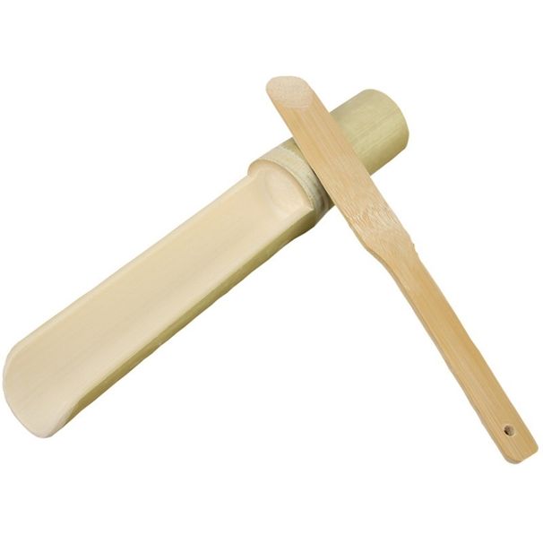 Household Shrimp Slip Spoon Bamboo Tube Hot Pot Restaurant Plate_maomaolike.com