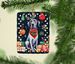 Great Dane Christmas Porcelain Ornament Christmas Tree Hanging Decorations For Home Christmas Holiday, Rectangle, Gift, Multicolor_maomaolike.com