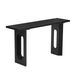 Uniquely Designed Console Table Made Of Fraxinus Mandschuric Solid Wood Veneer,with Distinctive Round Hollow Legs, Suitable For Foyer, Living Room, Or Hallway._maomaolike.com