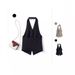 Women's Clothing Halter neck suit vest vest spring new top design niche temperament sleeveless waistcoat_maomaolike.com