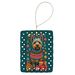 Australian Terrier Holiday Christmas Porcelain Ornament Christmas Tree Hanging Decorations For Home Christmas Holiday, Rectangle, Gift, Multicolor_maomaolike.com